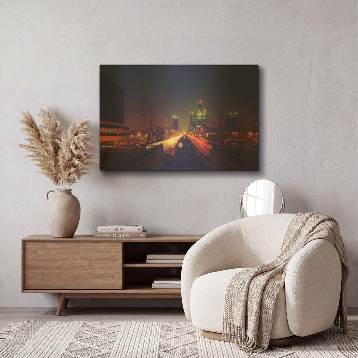 'Def Dec' By Sebastien Lory Gold Metal Wall Art