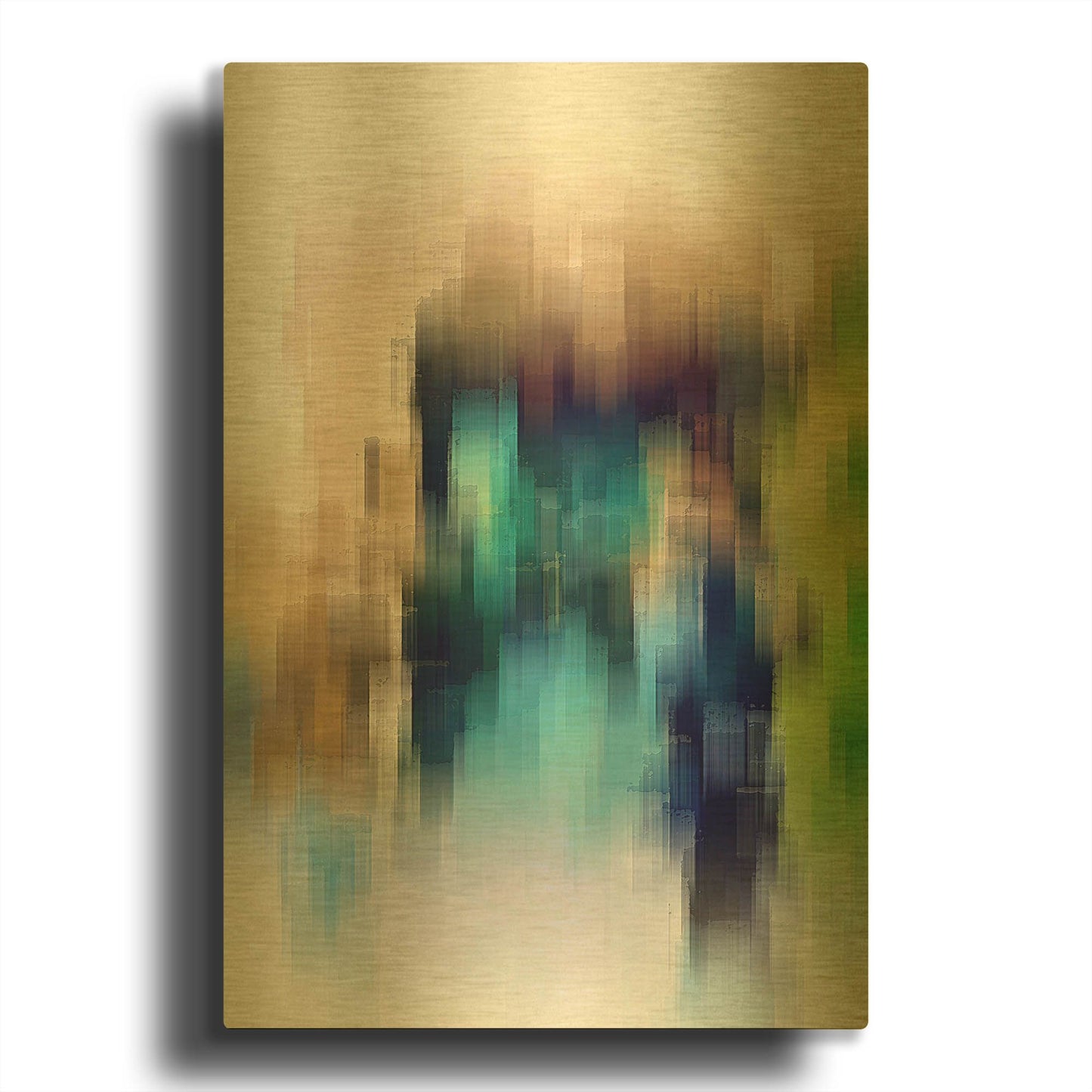 'The Bystander' By David Manlove Gold Metal Wall Art