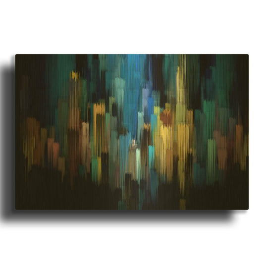 'Spirits Rising 2' By David Manlove Gold Metal Wall Art