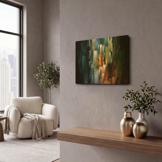 'Spirits Rising 3' By David Manlove Gold Metal Wall Art