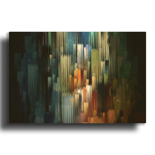'Spirits Rising 3' By David Manlove Gold Metal Wall Art
