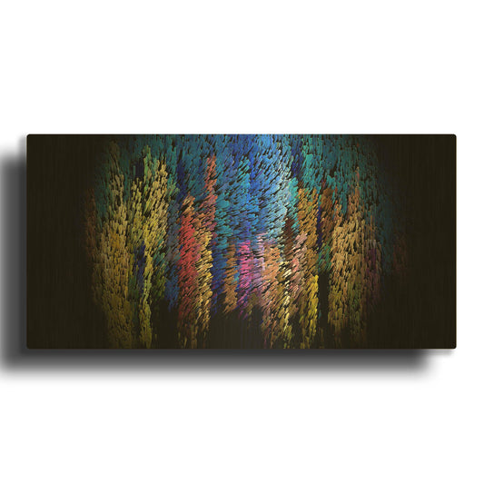 'Out of the Darkness' By David Manlove Gold Metal Wall Art