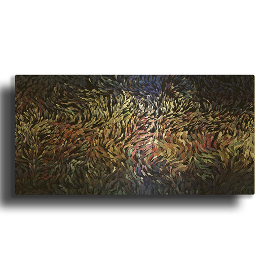 'Chicken of the Sea' By David Manlove Gold Metal Wall Art