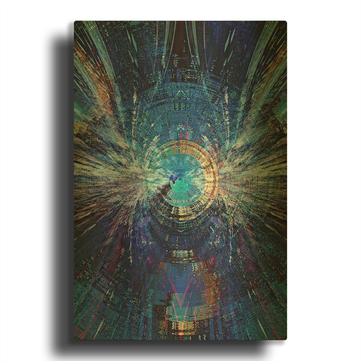 'Bowman' By David Manlove Gold Metal Wall Art