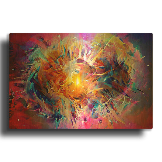 'Ai Astronomy 2' By David Manlove Gold Metal Wall Art