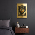 'Gold II' By MinJae Gold Metal Wall Art