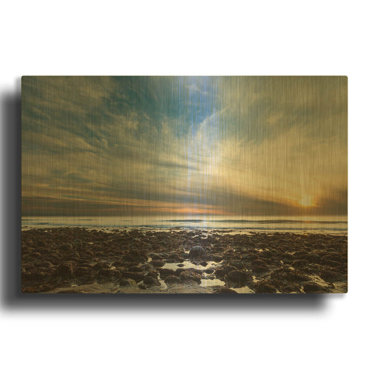 'Beholding' By Chris Moyer Gold Metal Wall Art