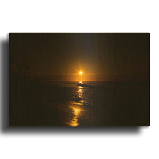 'Golden Sunrise' By Chris Moyer Gold Metal Wall Art