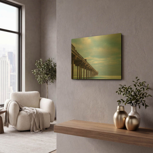 'Go Beyond' By Chris Moyer Gold Metal Wall Art