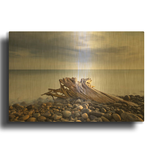'Stumped' By Chris Moyer Gold Metal Wall Art