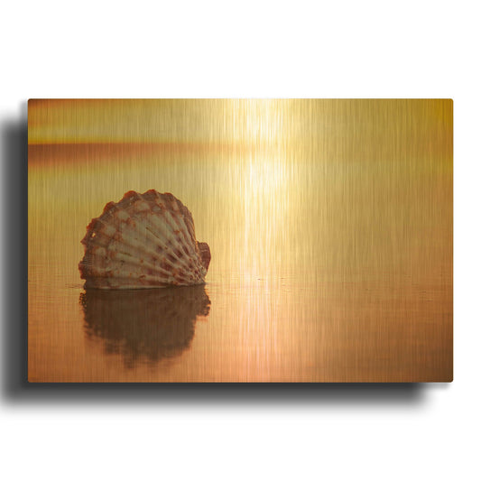 'Battered But Beautiful' By Chris Moyer Gold Metal Wall Art