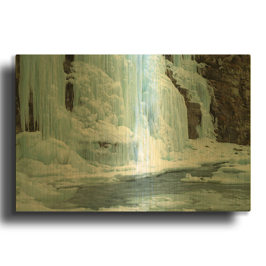 'Worlds End' By Mike Jones Gold Metal Wall Art
