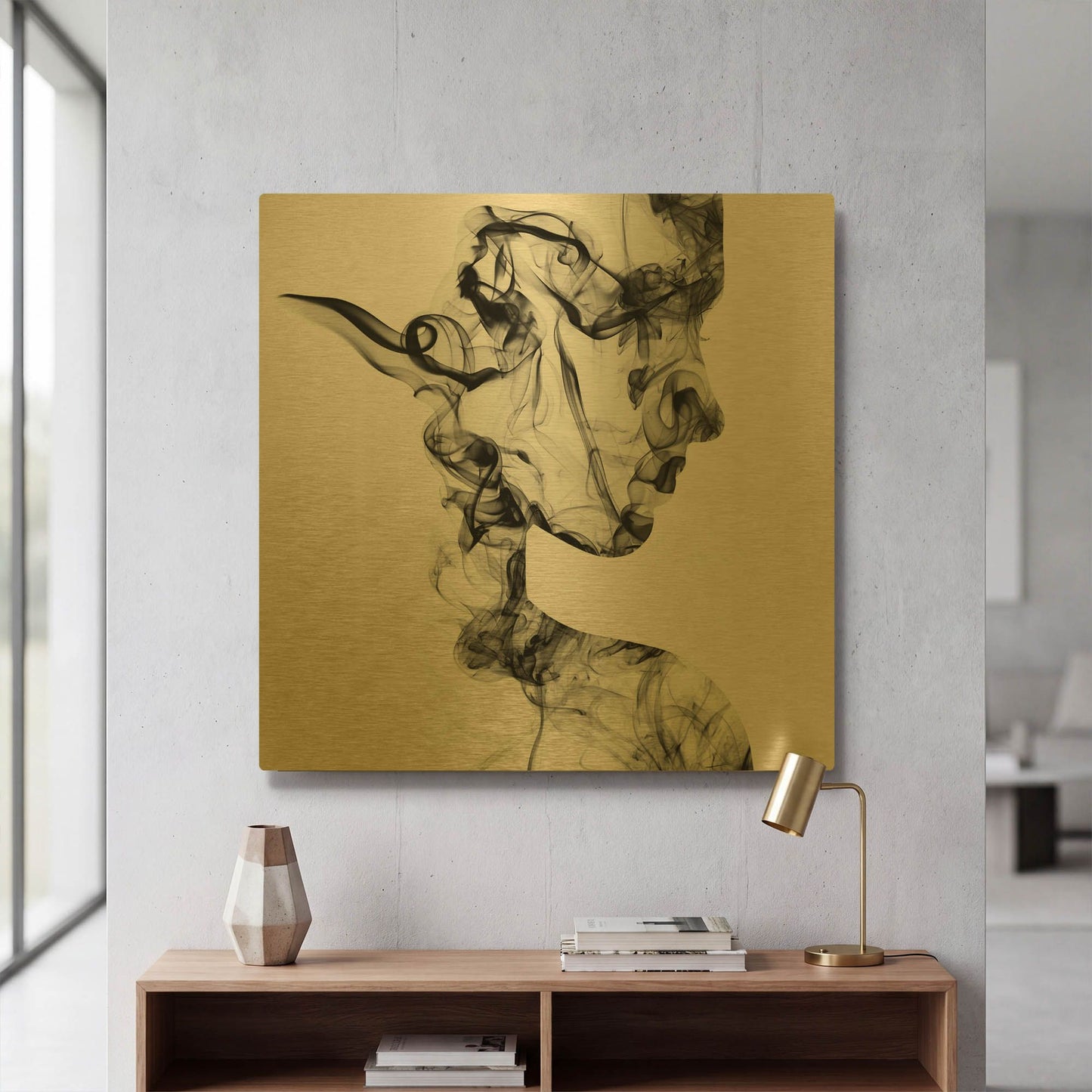 'Dissolve' By LUXE Gold Metal Wall Art