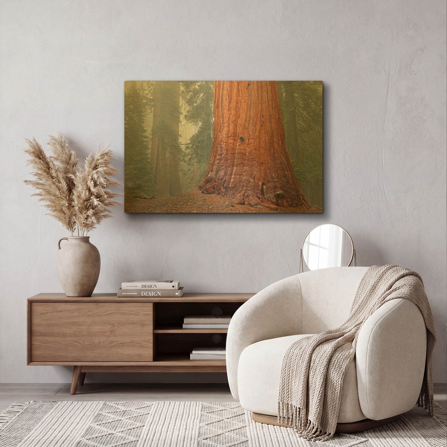 'Kings Canyon' By Mike Jones Gold Metal Wall Art