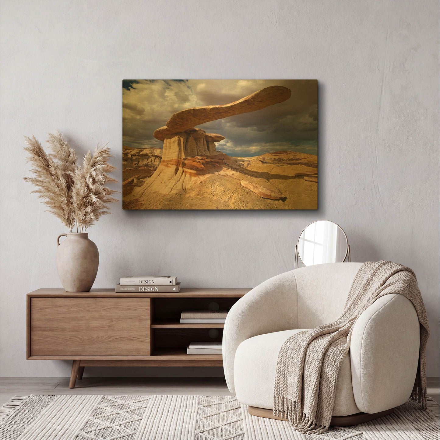 'NM Ahshislepah King Of Wings' By Mike Jones Gold Metal Wall Art
