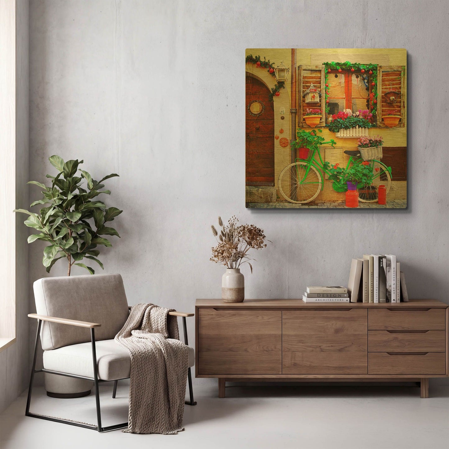 'Ciao Bella I' By LUXE Gold Metal Wall Art
