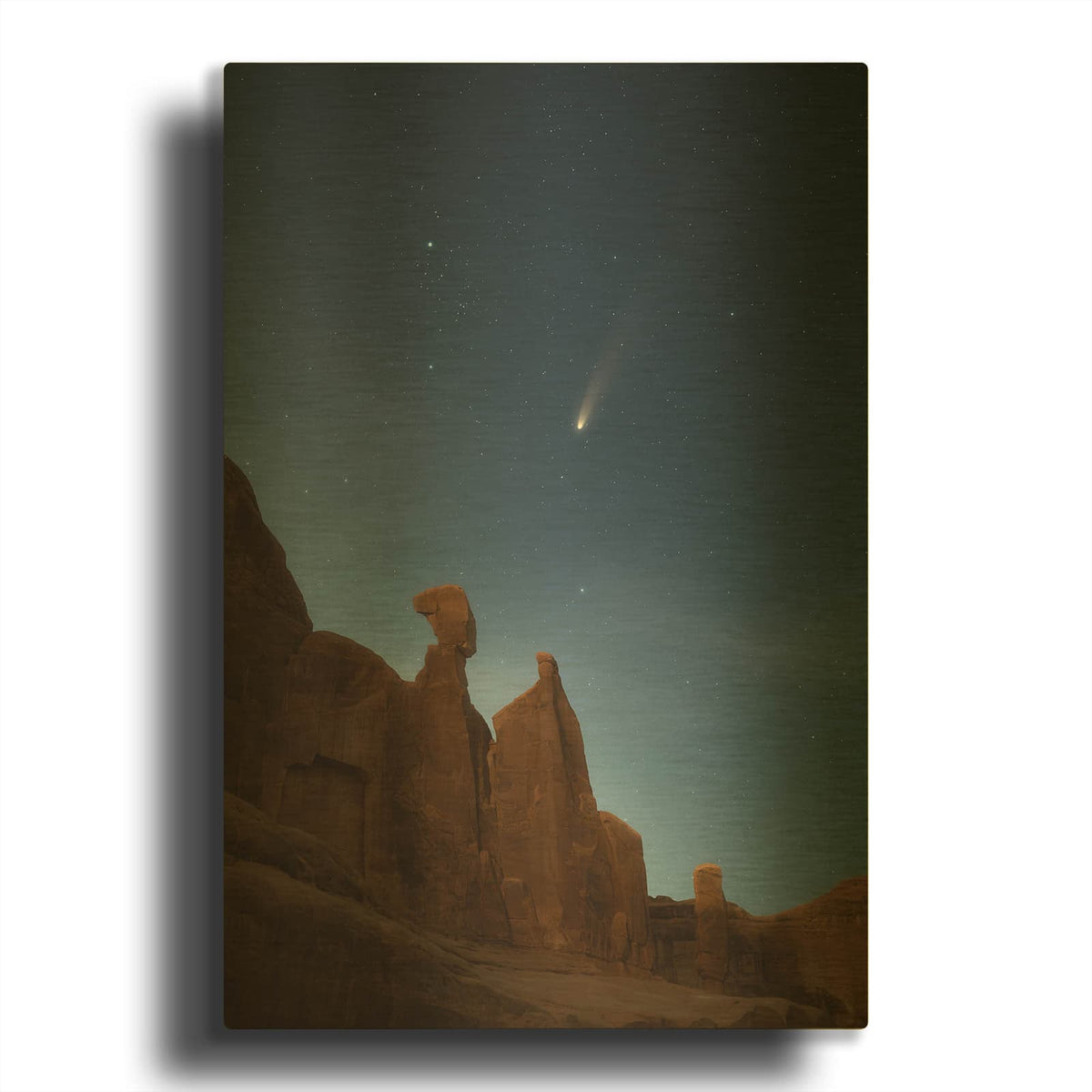 'Nefertiti' By Darren White Gold Metal Wall Art