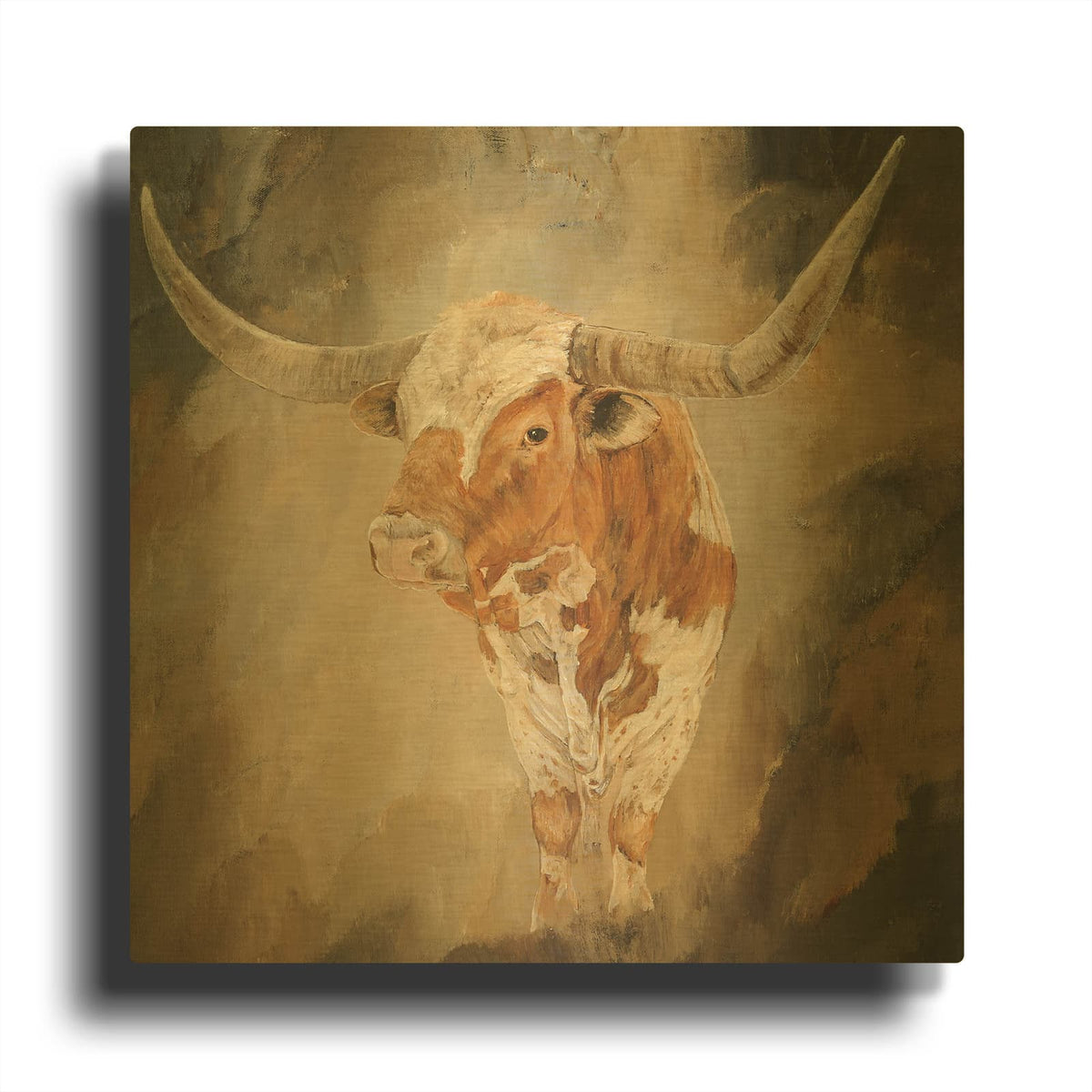 'Presenting Himself' By Kathy Winkler Gold Metal Wall Art