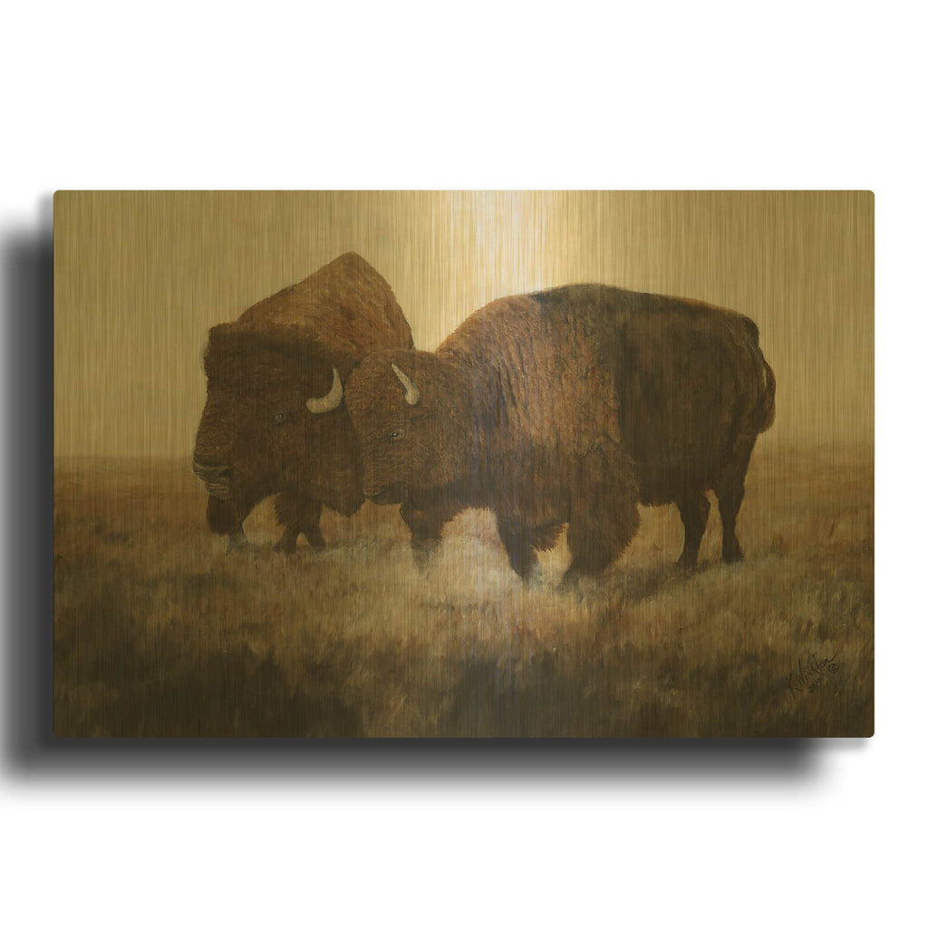 'The Dance' By Kathy Winkler Gold Metal Wall Art