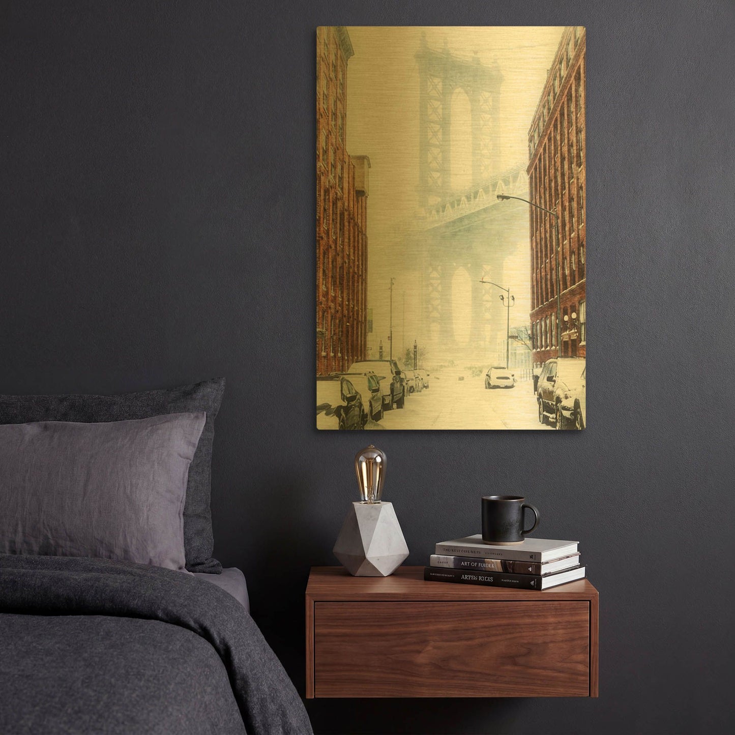 'Dumbo' By Bruce Getty Gold Metal Wall Art