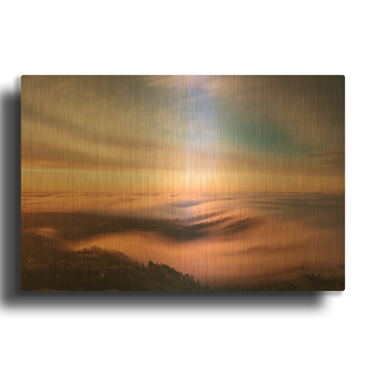 'Golden Morning' By Bruce Getty Gold Metal Wall Art