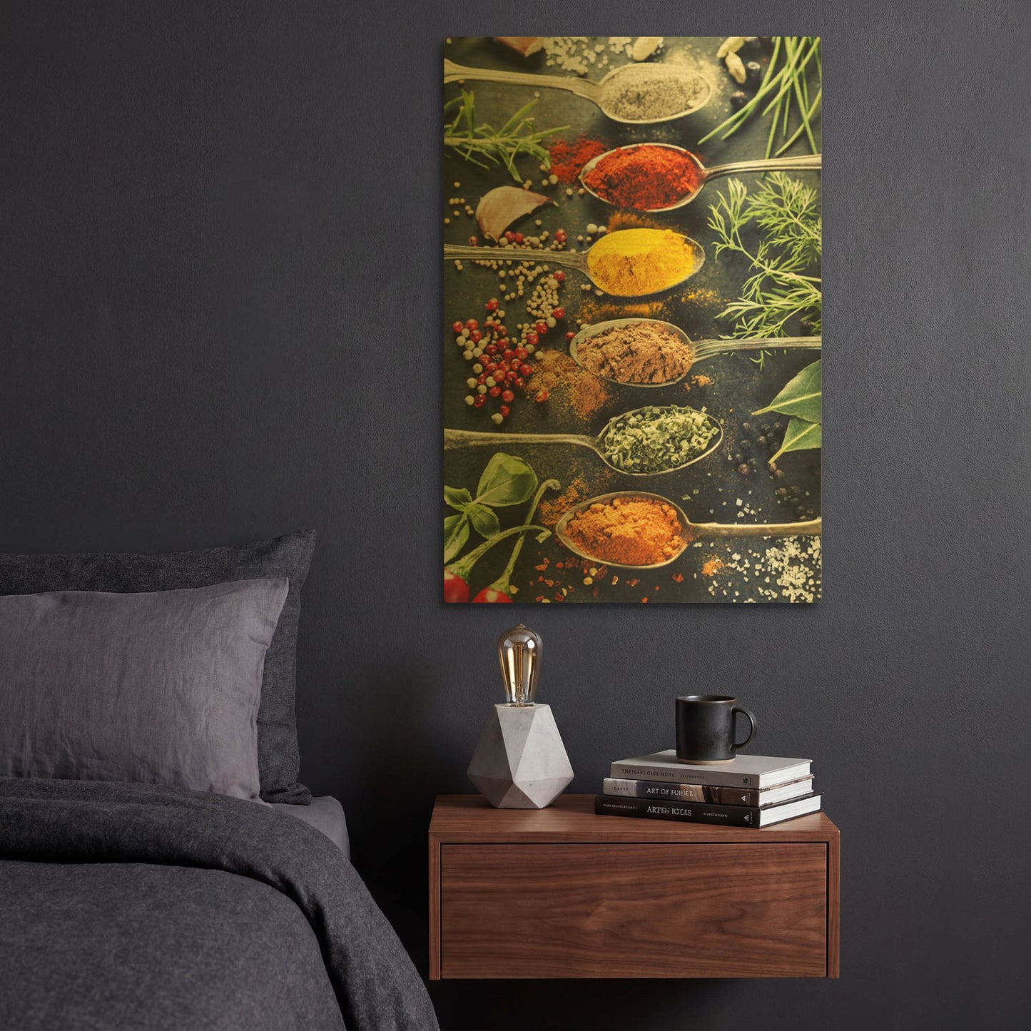 'A Pinch of Spice' By LUXE Gold Metal Wall Art