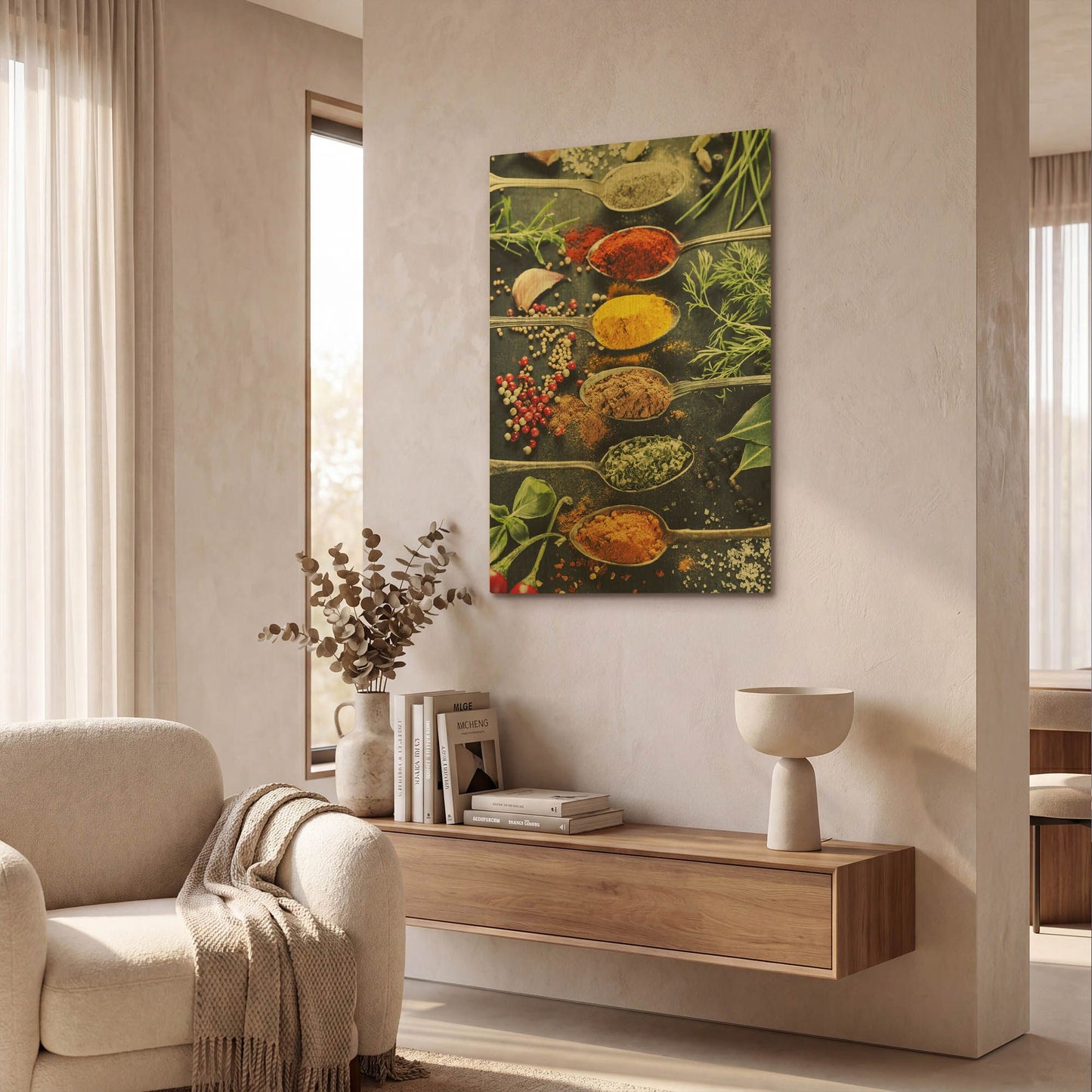 'A Pinch of Spice' By LUXE Gold Metal Wall Art