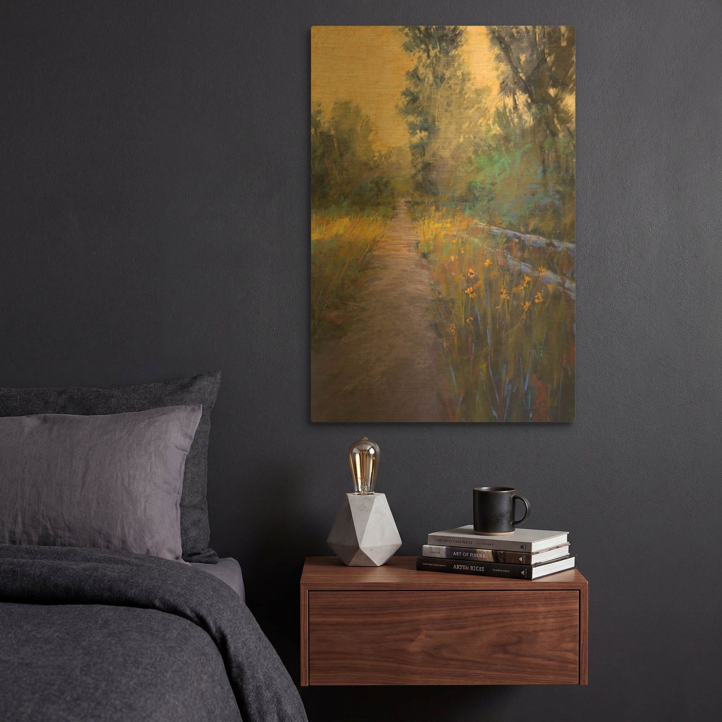 'It’s the Glow' By Alejandra Goss Gold Metal Wall Art