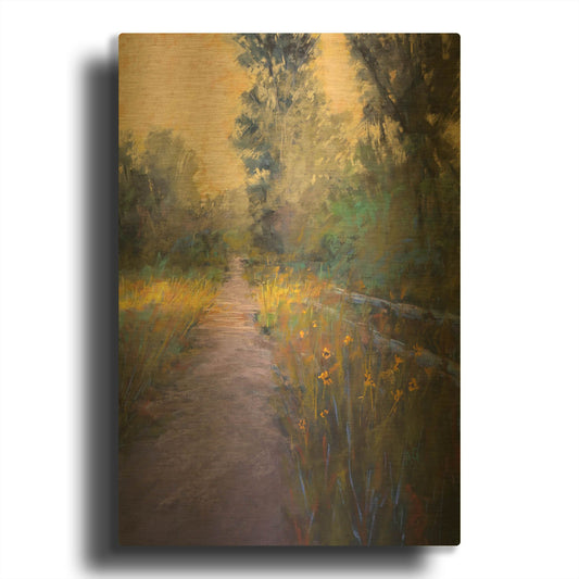 'It’s the Glow' By Alejandra Goss Gold Metal Wall Art