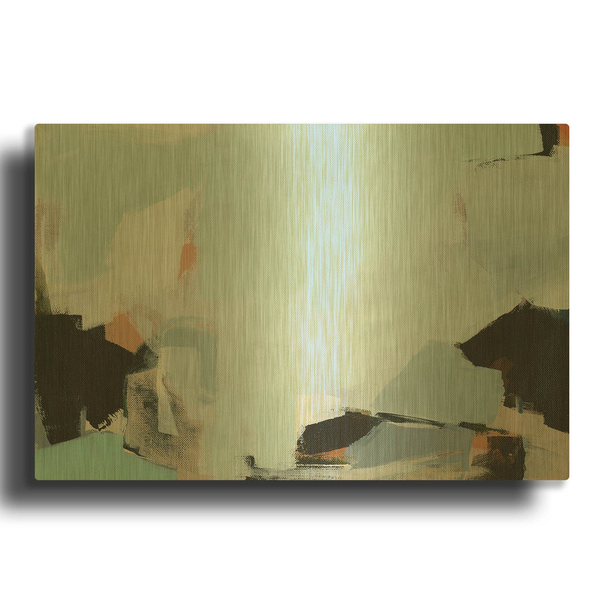 'Iceberg' By Amanda Hawkins Gold Metal Wall Art
