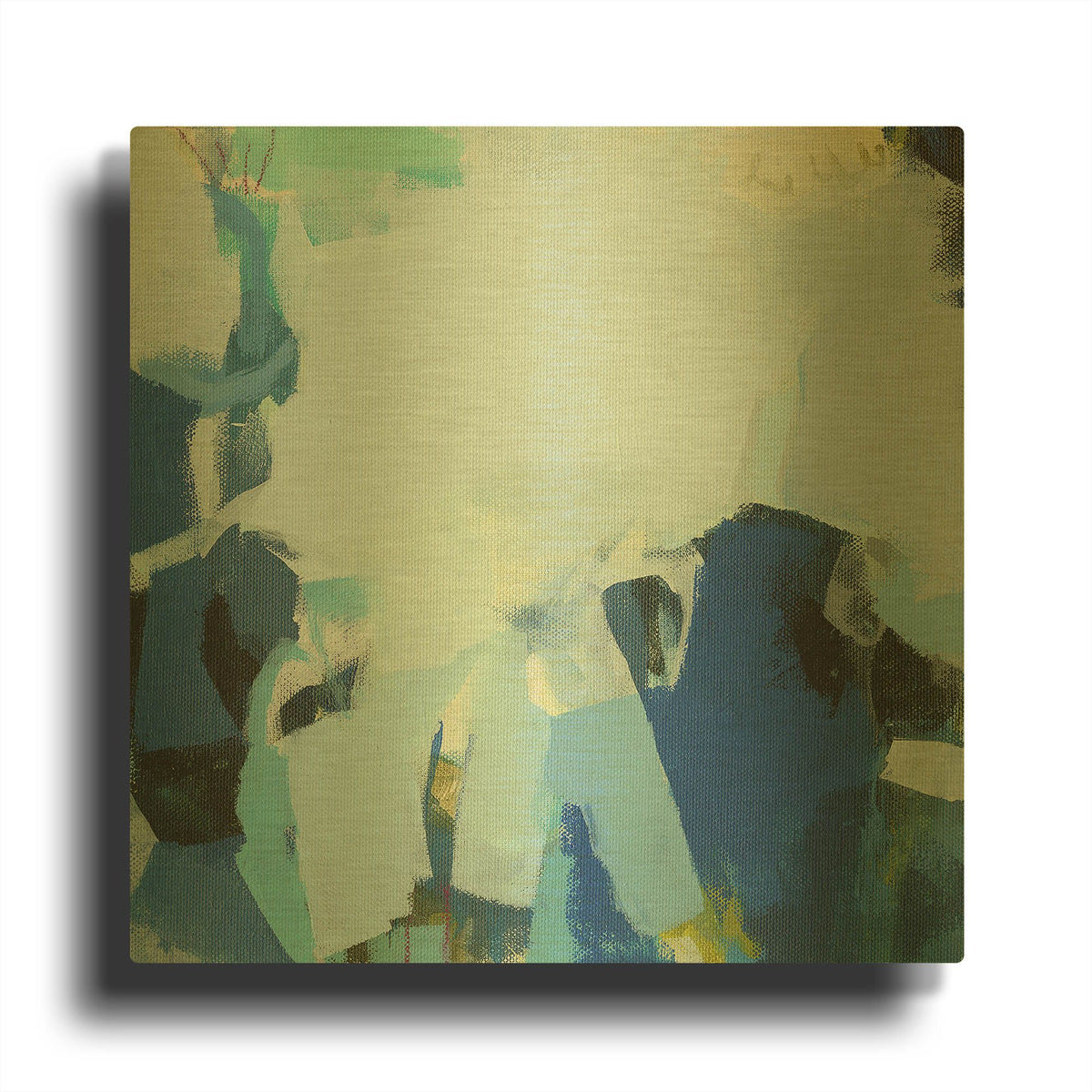 'Tide Pools' By Amanda Hawkins Gold Metal Wall Art
