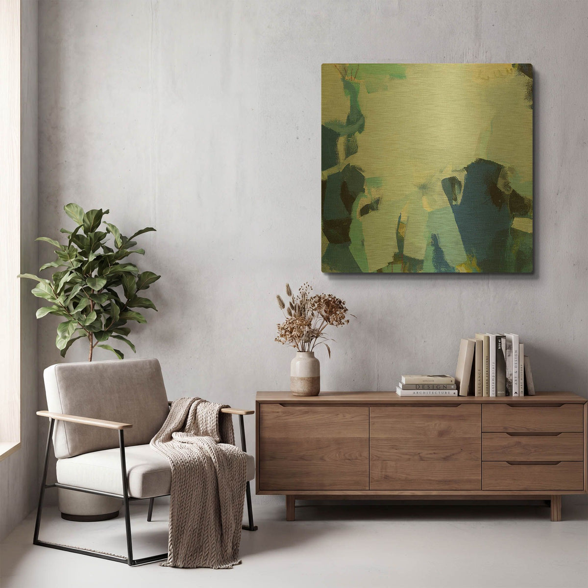 'Tide Pools' By Amanda Hawkins Gold Metal Wall Art
