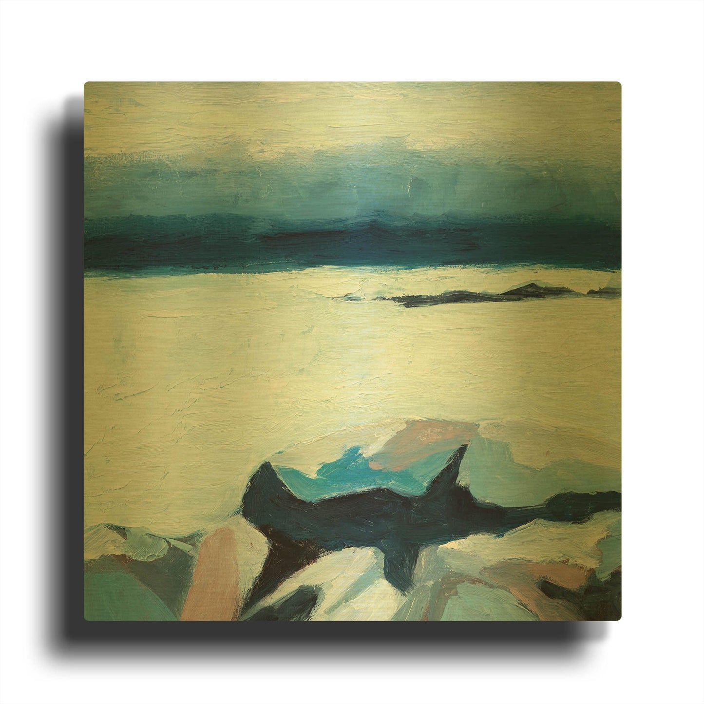 '6 AM' By Ann Gordon Gold Metal Wall Art