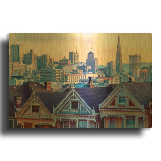 'Beautiful Time' By Ann Gordon Gold Metal Wall Art