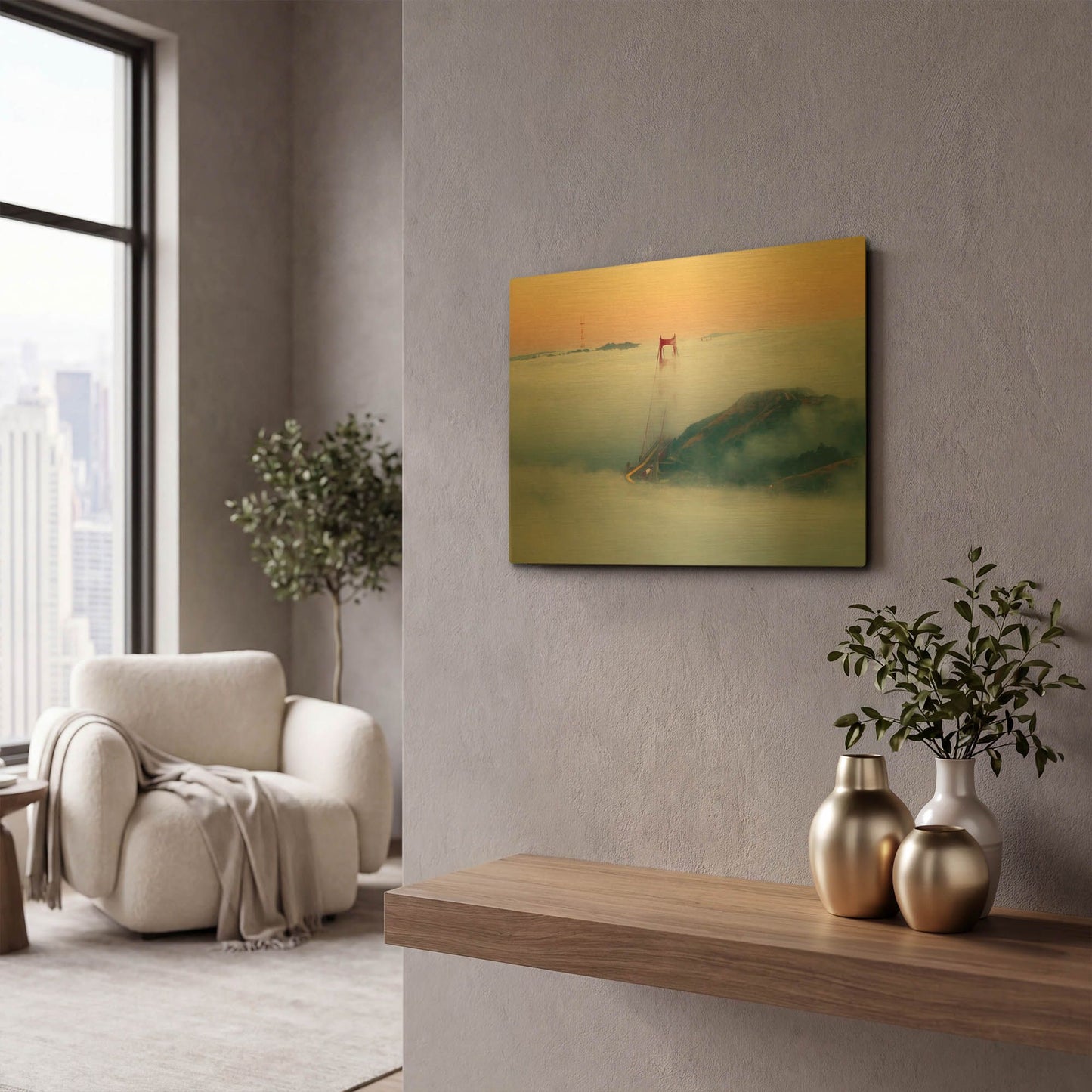 'Breakthrough' By Ann Gordon Gold Metal Wall Art