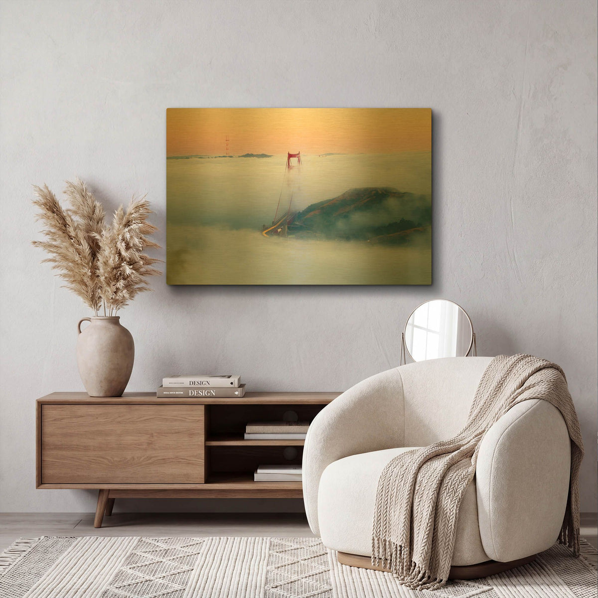 'Breakthrough' By Ann Gordon Gold Metal Wall Art