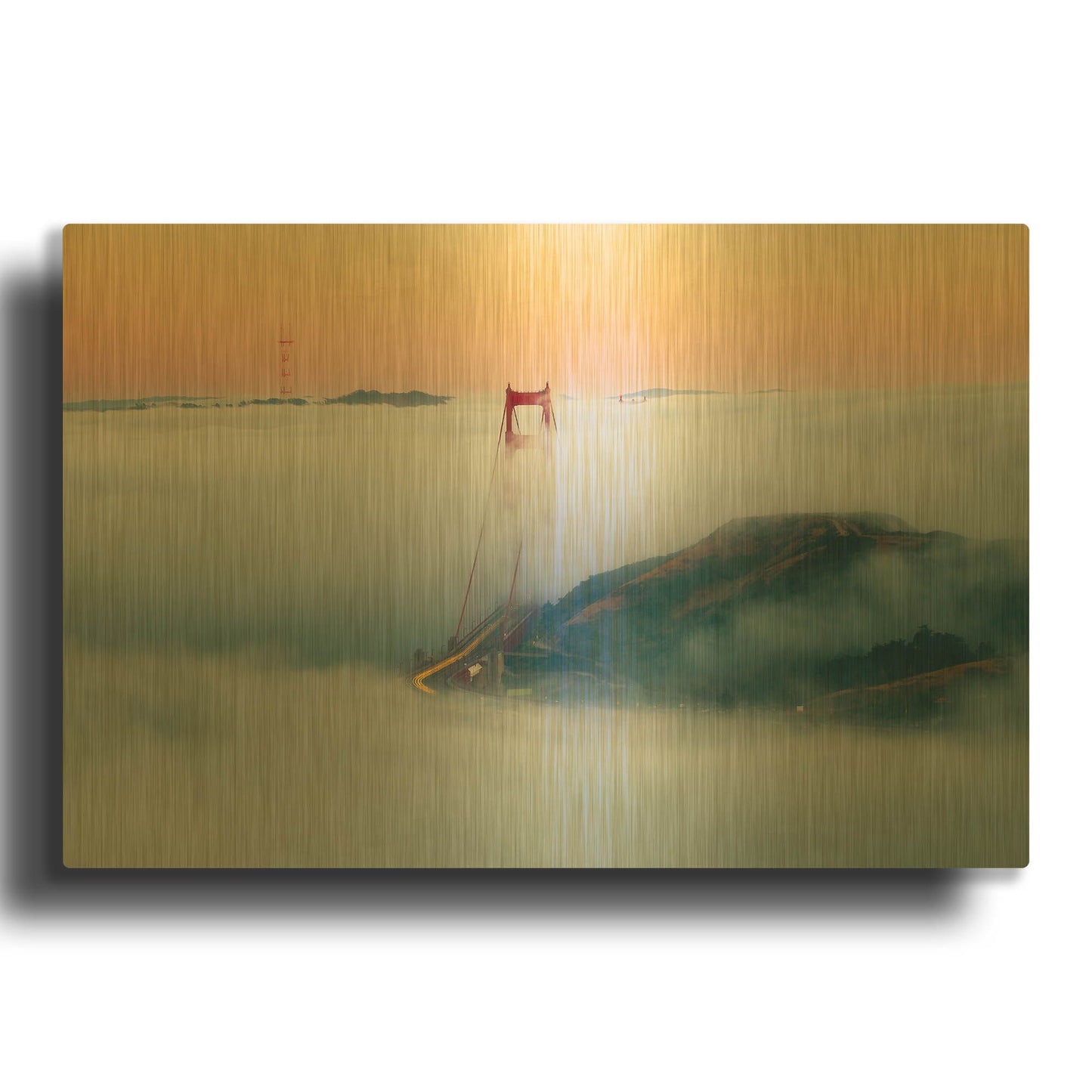 'Breakthrough' By Ann Gordon Gold Metal Wall Art