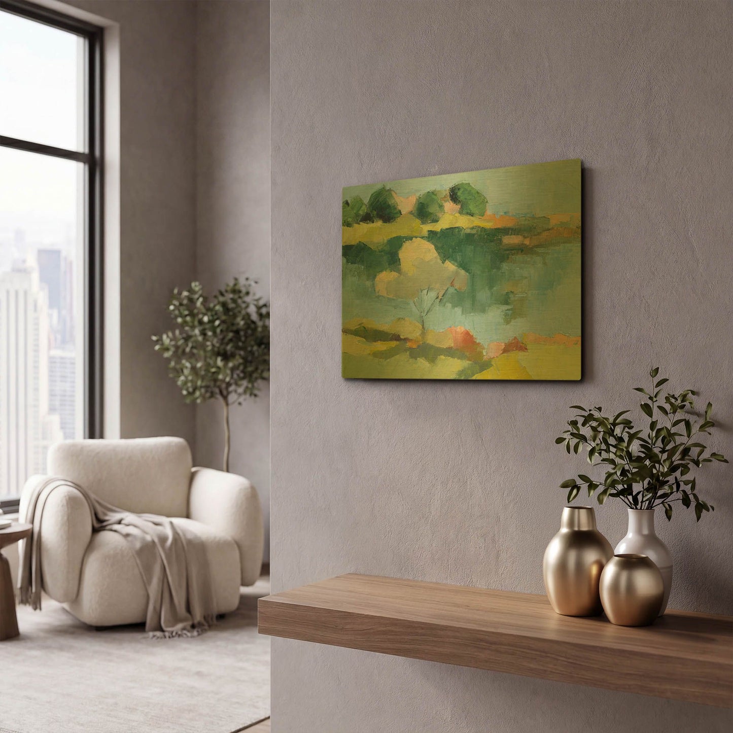 'Cape Neddick' By Ann Gordon Gold Metal Wall Art