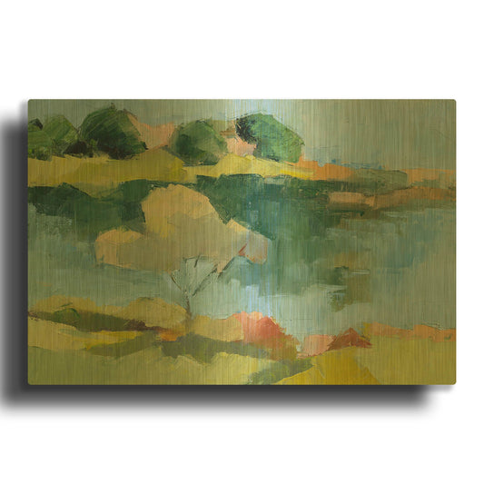 'Cape Neddick' By Ann Gordon Gold Metal Wall Art
