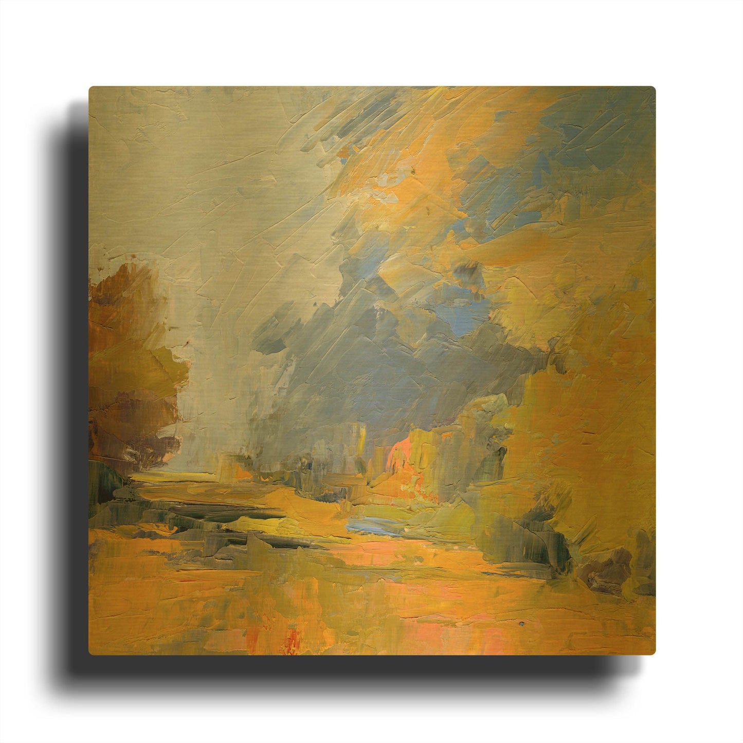 'Changes' By Ann Gordon Gold Metal Wall Art