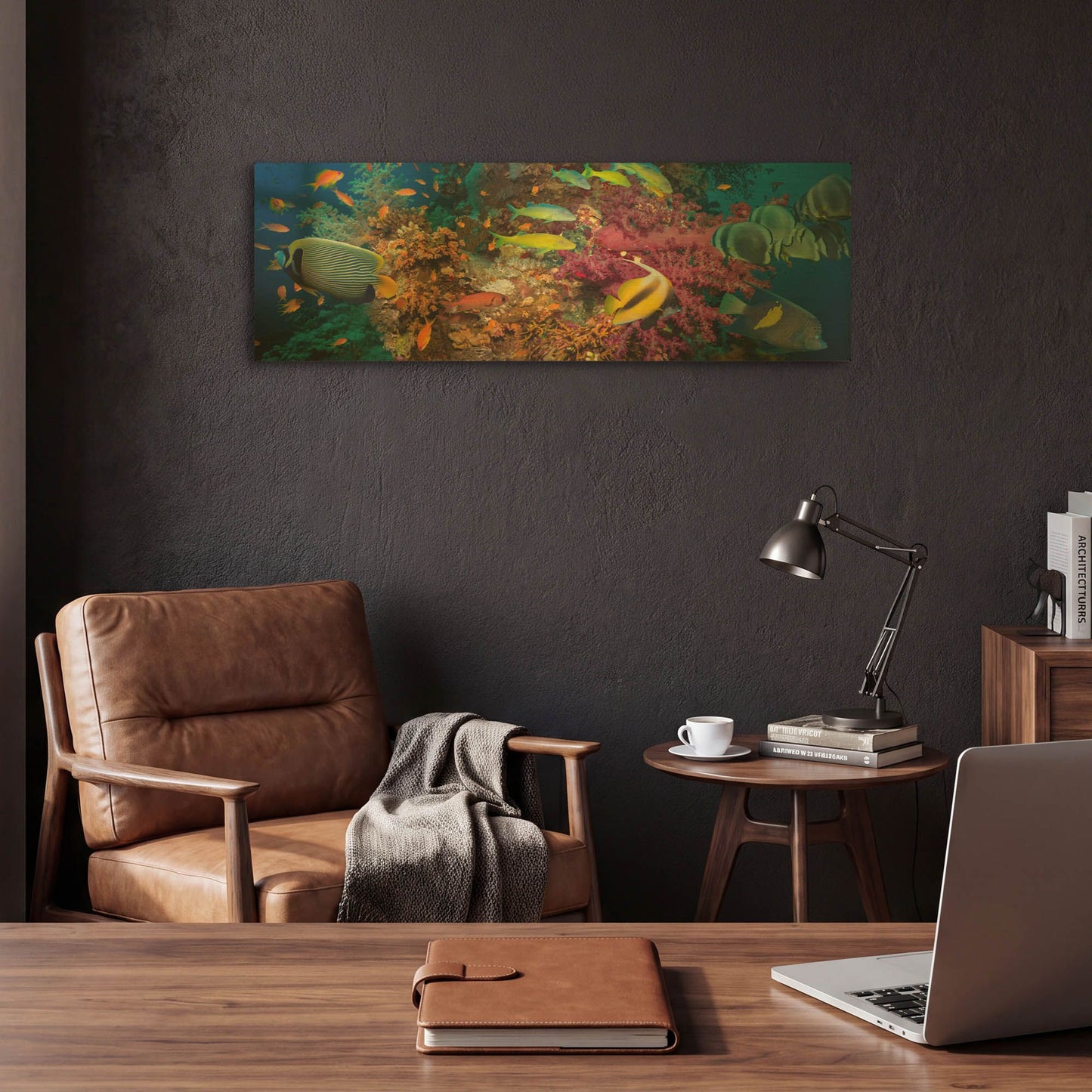 'Passage to Sea' By LUXE Gold Metal Wall Art