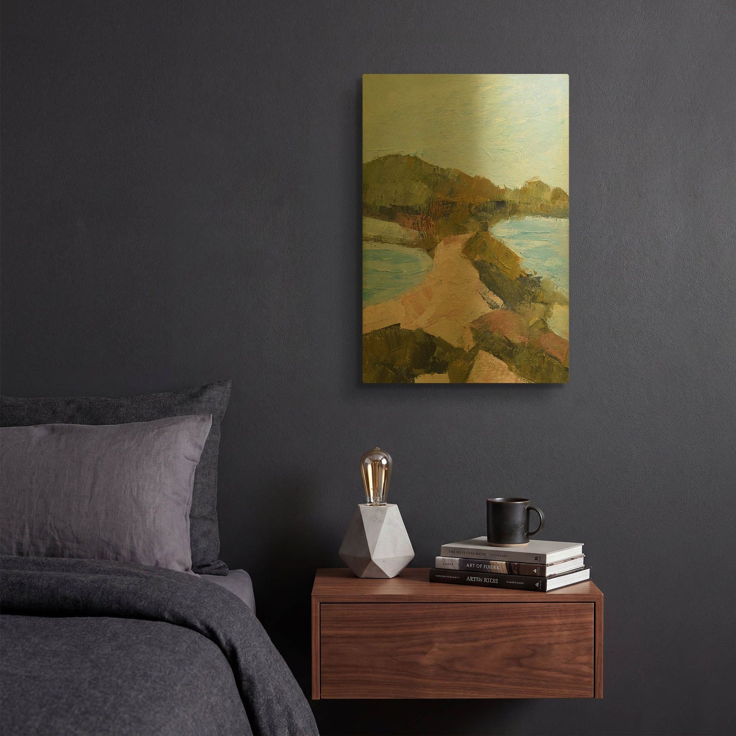 'Edge of the Ocean' By Ann Gordon Gold Metal Wall Art