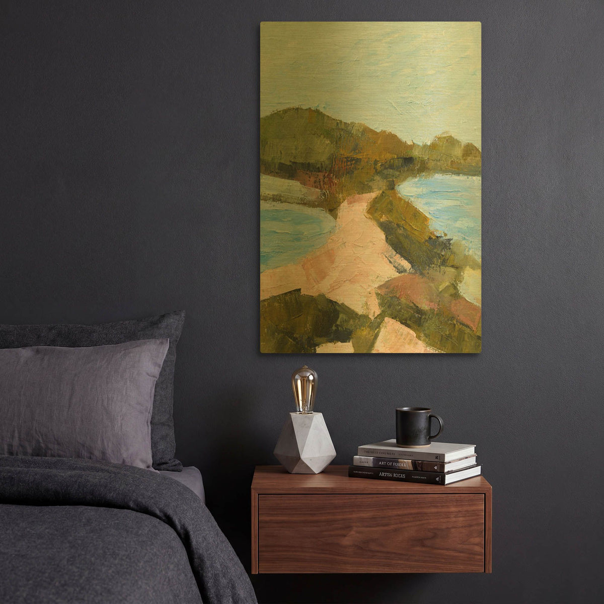 'Edge of the Ocean' By Ann Gordon Gold Metal Wall Art