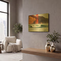 'Golden Surf' By Ann Gordon Gold Metal Wall Art