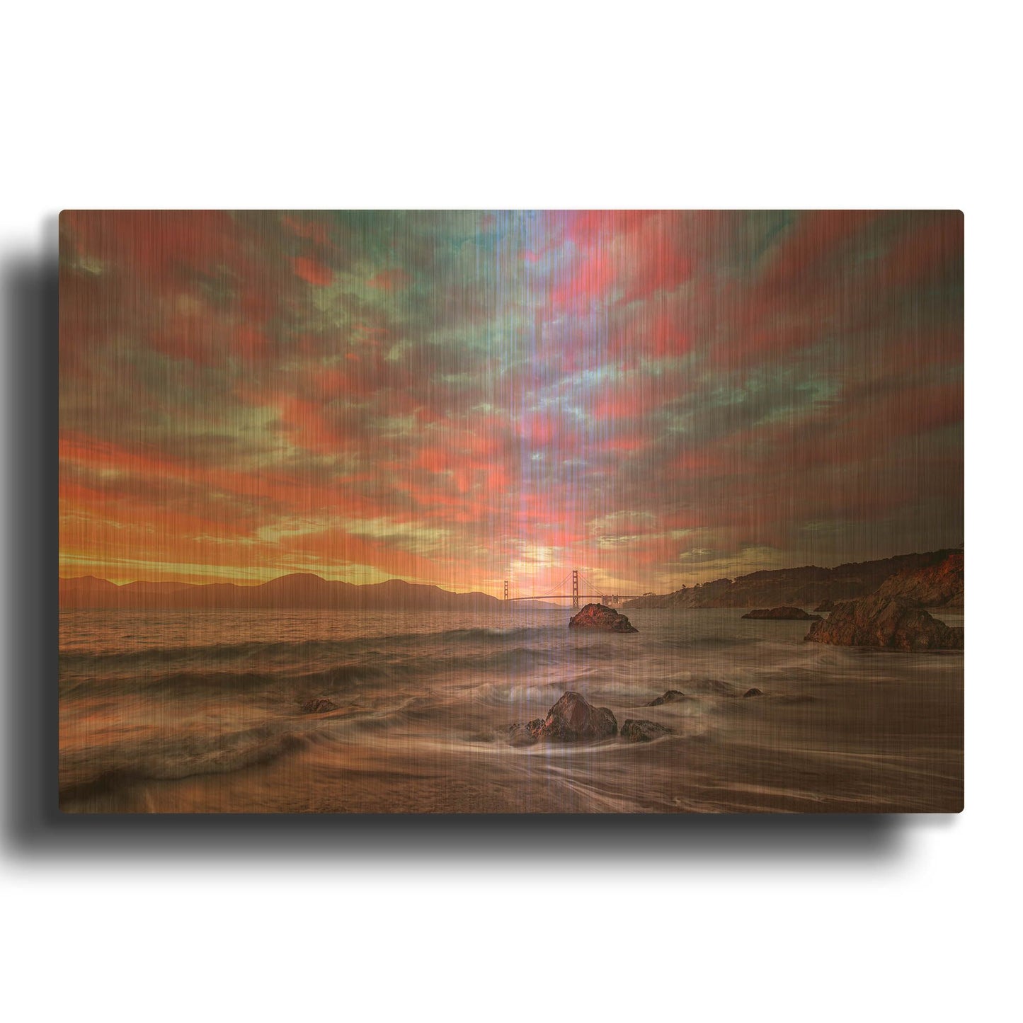 'Memorable' By Ann Gordon Gold Metal Wall Art