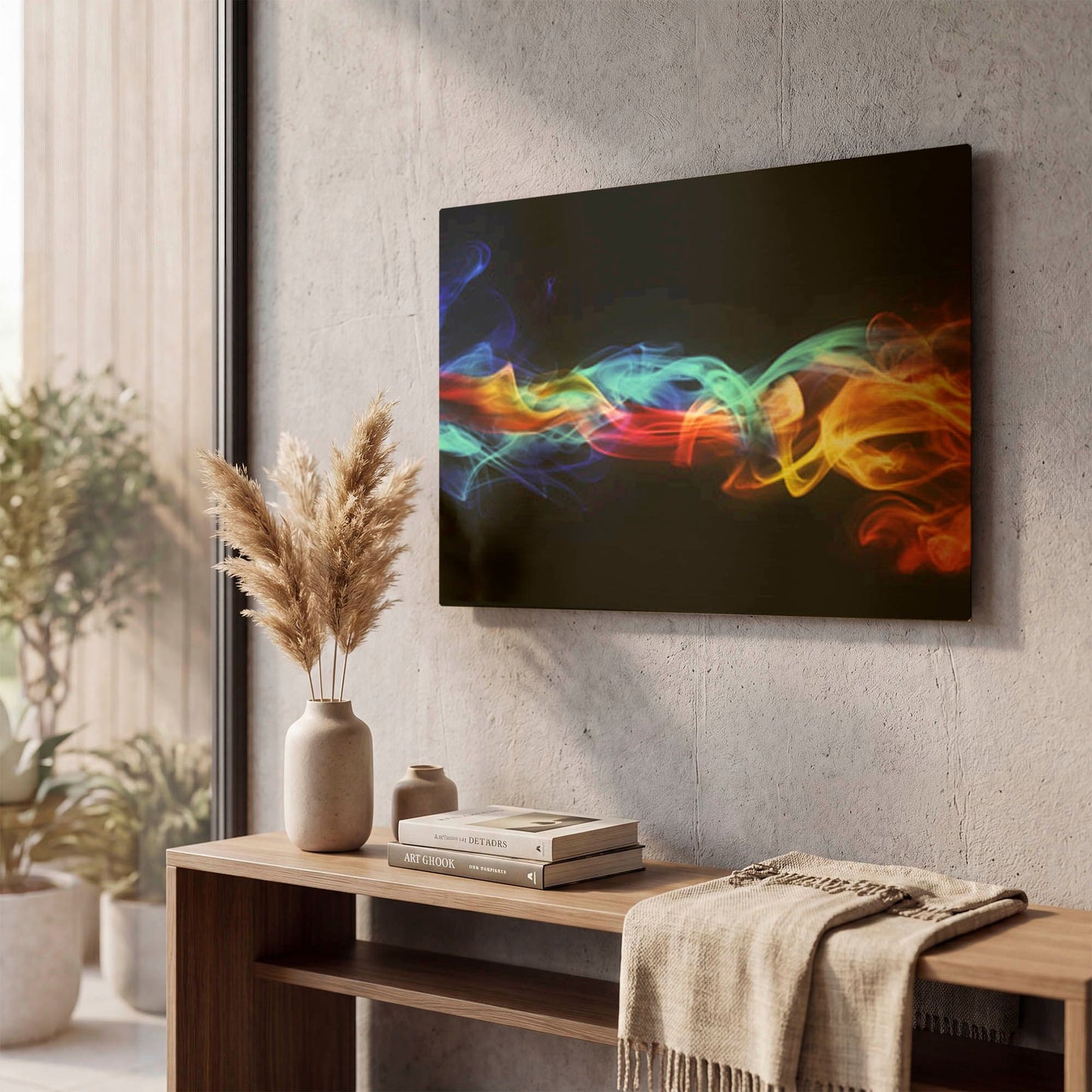 'Dynamic Haze' By LUXE Gold Metal Wall Art