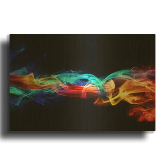 'Dynamic Haze' By LUXE Gold Metal Wall Art