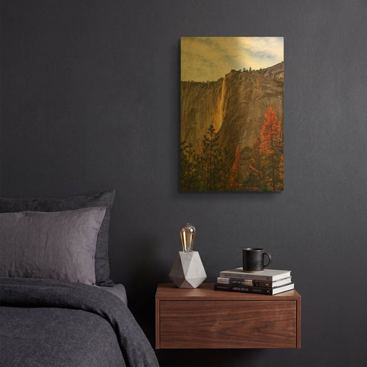 'The Lost Fire' By Ann Gordon Gold Metal Wall Art