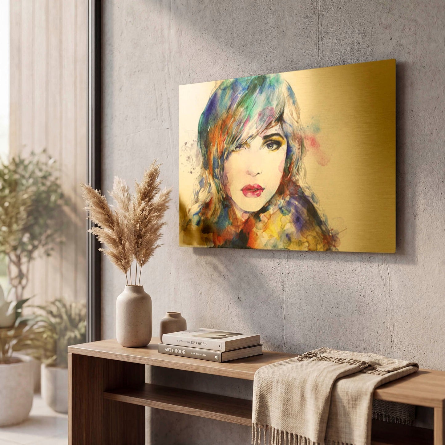 'Sweet Surrender' By LUXE Gold Metal Wall Art