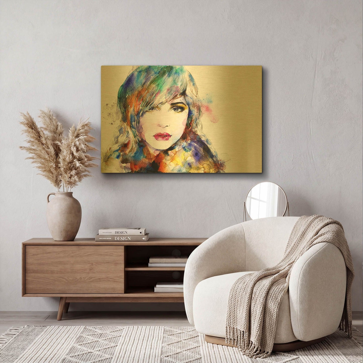 'Sweet Surrender' By LUXE Gold Metal Wall Art
